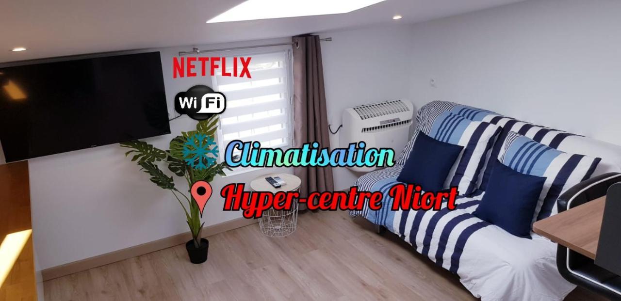 Escapade Niortaise - Studios Climatises Hyper-Centre De Niort Dış mekan fotoğraf